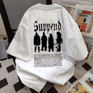 LIVE GREAT |Áo phông cỡ to thời trang với in Gothic và vừa vặn thoải mái