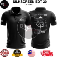 DR TACTICAL Microfiber Mesh Screen Printed Collar Short Sleeve Collar T-shirt CZ-P10 C Malaysia