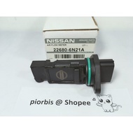 ORIGINAL NISSAN X-TRAIL  AIR FLOW METER 5PIN 22680-6N21A