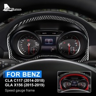 Carbon Fiber for Mercedes-Benz CLA C117 GLA X156 Accessories Interior Trim Car Center Console Speedo