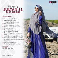 GAMIS SULTAN 11 BLUE SAPHIRE BUSUI PREMIUM ORIGINAL AULIA FASHION