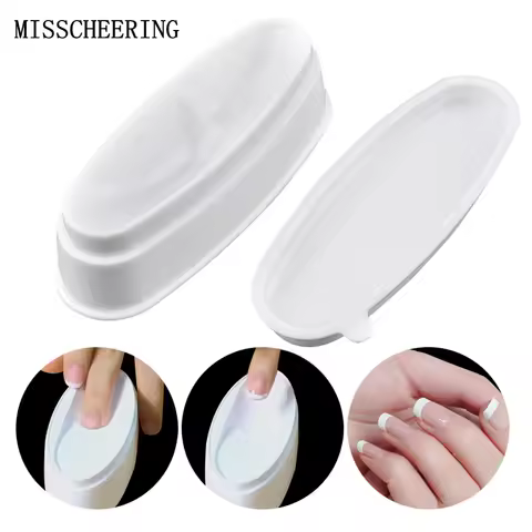 1pcs Powder Glitter Dust Dipping Tray Nail Art Design Tools Powder Container France Salon Manicure A