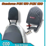 HITAM Pcx 160 PCX 150 Backrest PCX Motorcycle Full Black