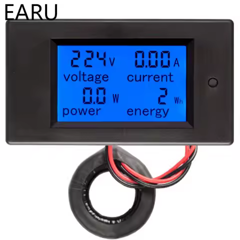 AC80-260V 0-100A 0-20A Digital Voltmeter Ammeter Power Energy Tester 110V 220V Current Voltage Meter