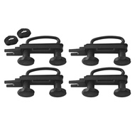 (TKUD) 4 PCS Car Roof Luggage Accessories Van Mounting Accessories Kit Roof Box Bracket Mounting Accessories Kit