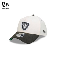 New Era  39THIRTY A-Frame Las Vegas Raiders 2-Tone Black Visor Chrome White Fitted Cap