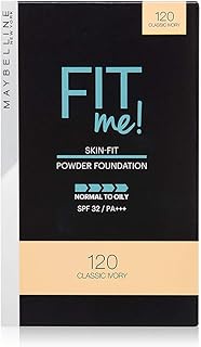 Maybelline FIT ME Skin-Fit Powder Foundation - O1 CLASSIC IVORY