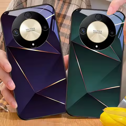 Geometric Prism For Honor Magic 6 50 70 90 Lite X7b 200 Pro Nova 10 Nova 5T X6 P30 Pura 70 Ultra Tem