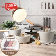 【NEOFLAM】FIKA Cookware 5 Types + Round Induction + FIKA Oven Gloves (Random Color) | Made In Korea