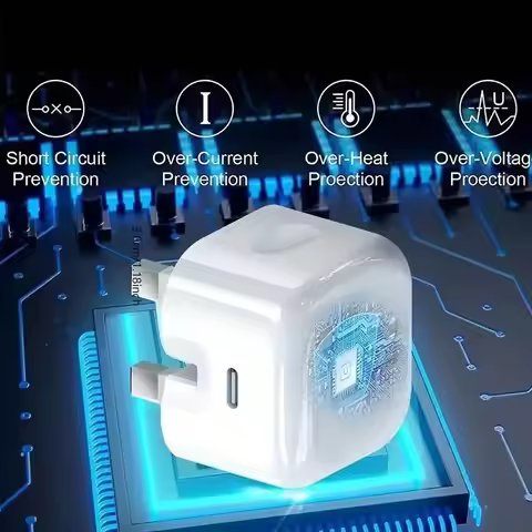 20W/35W/40W Super Charger Kit Supports PD Fast Charging Protocol PD/Double Type-C Interface UK Stand
