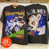 [ CAPTAIN TSUBASA ] original Bootleg แท้ เสื้อการ์ตูน กัปตันซึบาสะ เสื้ือวินเทจ men tshirt vintage s