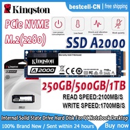 Kingston SSD A2000 NVMe PCIe M.2 2280 250GB 500GB 1TB Nội Bộ ổ cứng lưu trữ thể rắn ổ cứng cho PC má