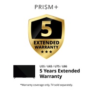 PRISM+ TV Extended Warranty - Mini-LED TV (U-Series: U55; U65; U75; U86)