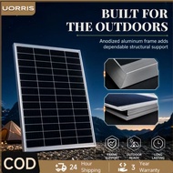 UORRIS COD Panel Solar 20W 6V/60W 12V Kalis Air Fast Charge Portable Kit Lampu Limpah Solar
