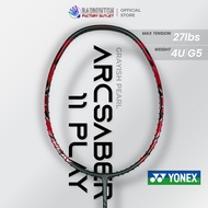 YONEX Arcsaber 11 Play (Grayish Pearl) Badminton Racket - 4UG5 Max Tension 27LBS (Unstrung)