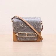 HERMES(愛馬仕) Roulis 豬鼻子 19 2S芝麻色拼1B原色蜥蜴 EC皮/蜥蜴皮 Y刻 金扣