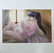 全新 日版 Orange Road 橙路 特典 Postcard 鮎川圓 白貓