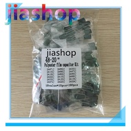 Mylar Film Capacitor Polyester Film Capacitor Assorted Kit 180pcs 18 Values 2A104J 2A332J 2A472J 2A1