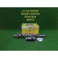 YAMAHA LC135 5SPEED MODIFY 6 SPEED GEAR BOX ARATA
