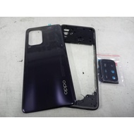 MESIN CASING HOUSING FULLSET OPPO A95 5G BACKDOOR PLUS BAZEL MIDLE PLATE FRAME PLATE ENGINE COVER OP