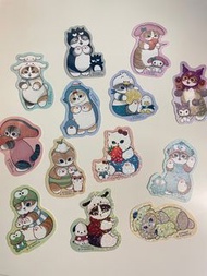 🇯🇵日本正版 Mofusand x Sanrio Stickers 貼紙