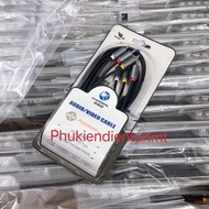AV/RCA cable 3 to 3 brown 1.5m copper core