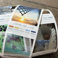 色票-自然與古蹟(風車) 亮面PET膠帶