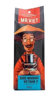 Cà phê Good morning - thương hiệu MR.VIET (MR.VIET Good Morning Vietnam - Ground Coffee & Beans coff