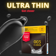 Jonathan 003 Ultra Thin Condom For Men Kondom Nipis 3 pcs per box 避孕套安全套