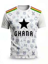 2026 NEW Sport Jersey GHANA NATIONAL JERSEY AUTHENTIC GHANAIAN TEAM FAN STYLE TRAINING AND COMPETITI