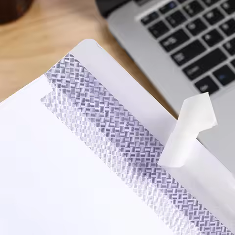 10-100Pcs Windowless white envelope 10 # Secure Business Envelope Can hold A4 paper Bill invoice Sel