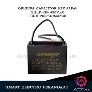 ORIGINAL 2.2uF 450VAC MAX JAPAN CBB61 – FAN CAPACITOR 2.2uF 450V 2.2 2.2 UF 450VOLT 450 VOLT 450V.AC