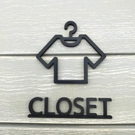 房間標示牌 衣櫃標誌,衣櫃標牌