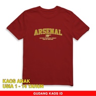 100% COTTON Arsenal  T-Shirt Warehouse - Children'S Clothing Ages  Arsenal Fans Edition T-Shirt For 