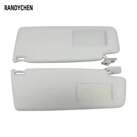 1/2PCS New Interior Sun Visor Panel with Illuminated Mirror and Grey Cover for VW Tiguan 5N MK1 2008