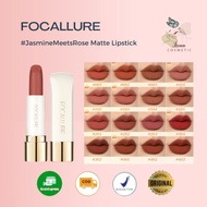 Focallure JasmineMeetsRose Matte Lipstick-Waterproof Cosmetic Lip Lipstick