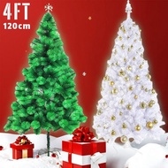 Christmas Tree 4FT(120cm), 2 Color Green Tree White Tree Christmas Decor