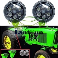 LED Tractor Lights Round Lantsun Flood Light CREE LED Work Light 12V Lights for vehicles For John De