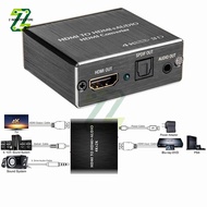 ตัวแยกสัญญาณเสียงที่รองรับ HDMI 4K X 2K 3.5Mm Stereo Extractor Audio Splitter สำหรับ DVD