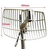 【Selyra】 Ultra Long Range WiFi antenna Extender Directional Parabolic Grid Outdoor wifi 2.4G high ga