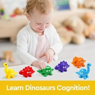 Early Education Dinosaur ABC Letter Matching Toy For Children, Number Counting Pattern Matching Enli