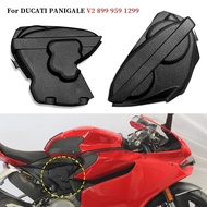 Panigale V2 Carbon Fiber Engine Covers Protection Case Motorcycle Accessories Engine Fairing For DUC