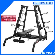 Smith Machine Bench Press Converging Commercial Plate Loaded Machine Multipress Barbell Dumbbell Gym