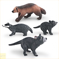 Children Toys Simulation Wild Animal Badger Model Children Cognitive Dog Badger Ornaments