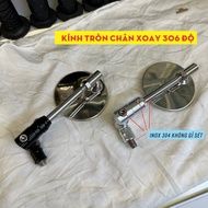 Luxury round motorbike glasses - 360 degree rotating glasses included