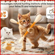 ST2 6PCS/SET Oversized Cotton Swab Shaped Cat Toys With Catnip Interactive Kitten Toy Natural Catnip