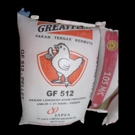 100% KUALITAS Pakan Ayam Broiler Grower GF 512 Japfa Comfeed 50 Kg