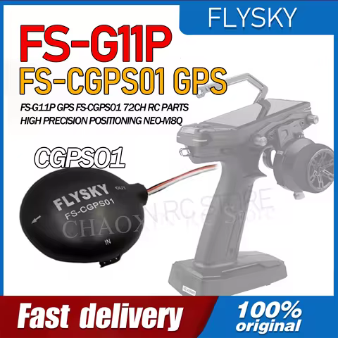 Flysky FS-G11P GPS FS-CGPS01 72CH RC Parts High Precision Positioning NEO-M8Q Remote Controller For 