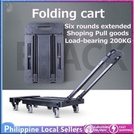 Household Push Cart Trolley Foldable Cart