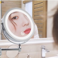 LED Wall Mount 10x Makeup Mirror Adjustable Light Bathroom Cosmetic Mirror